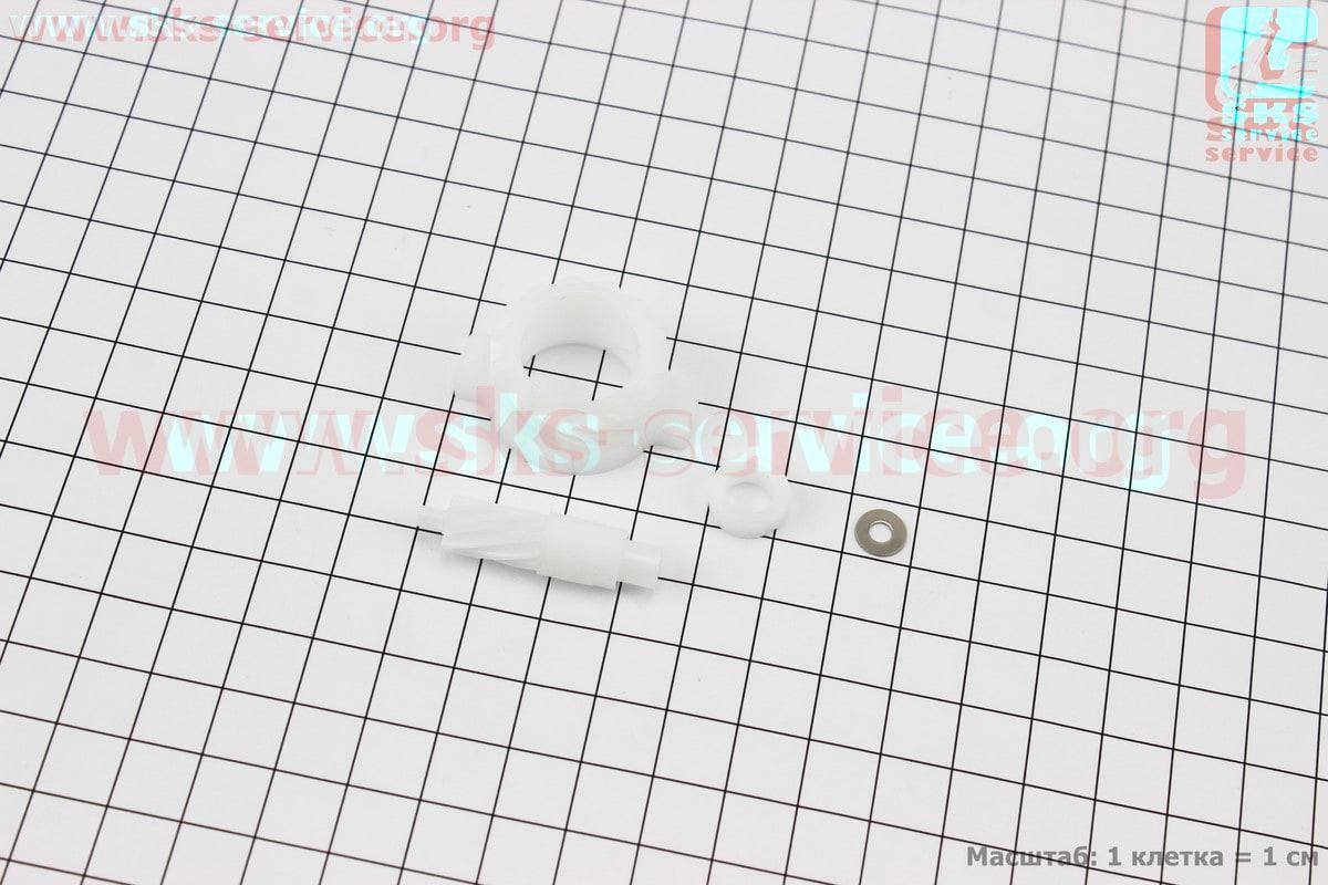 Шестерня спидометра (пластик) + червяк Honda DIO AF62 (339523)
Шестерня спидометра (пластик) + червяк Honda DIO AF62 (339523)