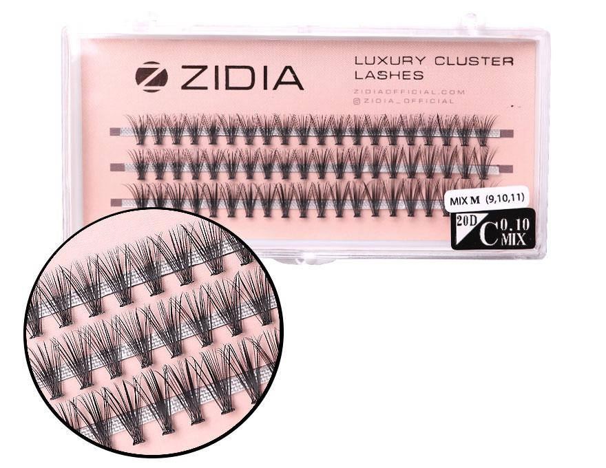 Вії накладні пучкові Zidia Cluster Lashes 20D C 0.10 Mix M (3 лєнти, розмір 9/10/11 мм), Черный
Вії накладні пучкові Zidia Cluster Lashes 20D C 0.10 Mix M (3 лєнти, розмір 9/10/11 мм), Черный