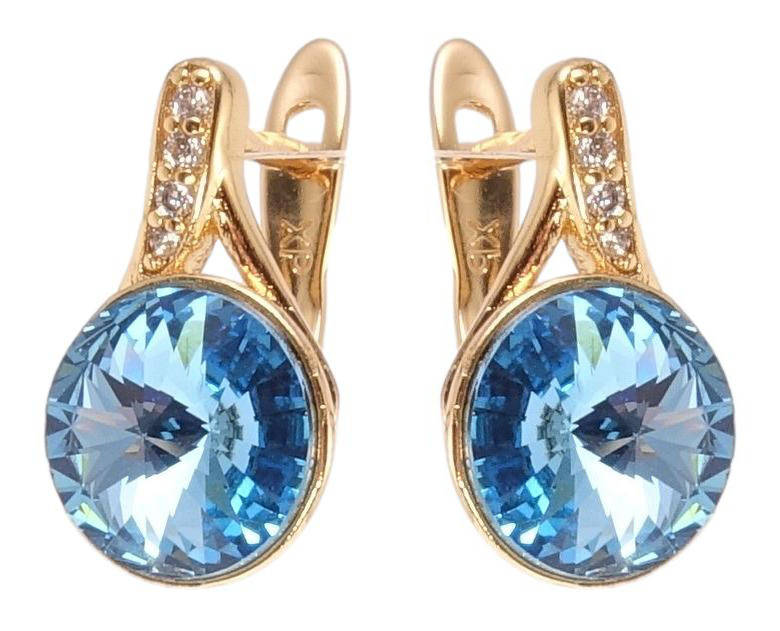 Серьги Xuping Позолота с кр-ми Swarovski английский замок "Кристаллы Aquamarine в декоративном обрамлении"
Серьги Xuping Позолота с кр-ми Swarovski английский замок "Кристаллы Aquamarine в декоративном обрамлении"