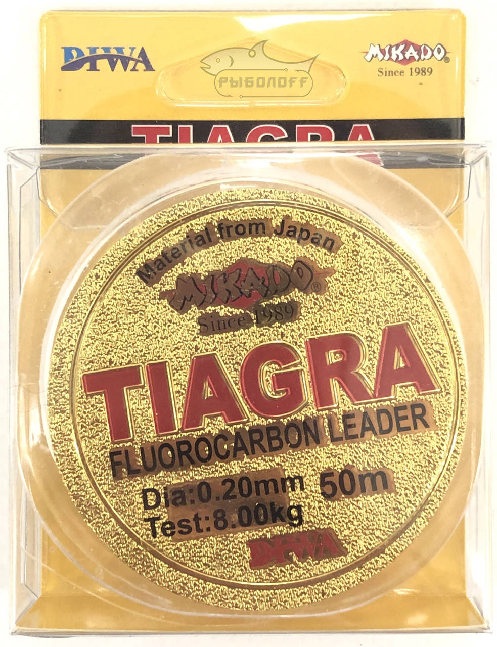 Леска Tiagra 50м 018; 0.20; 0.23; 0.25(мм) 
Леска Tiagra 50м 018; 0.20; 0.23; 0.25(мм)
