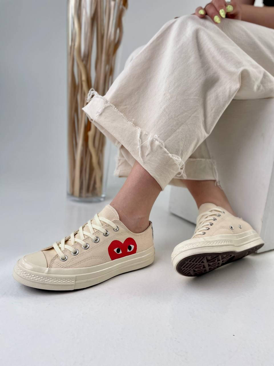 Кеды Converse женские бежевые, кроссовки конверс низкие тканевые, конверсы подростковые 39, Бежевый
Кеды Converse женские бежевые, кроссовки конверс низкие тканевые, конверсы подростковые 39, Бежевый