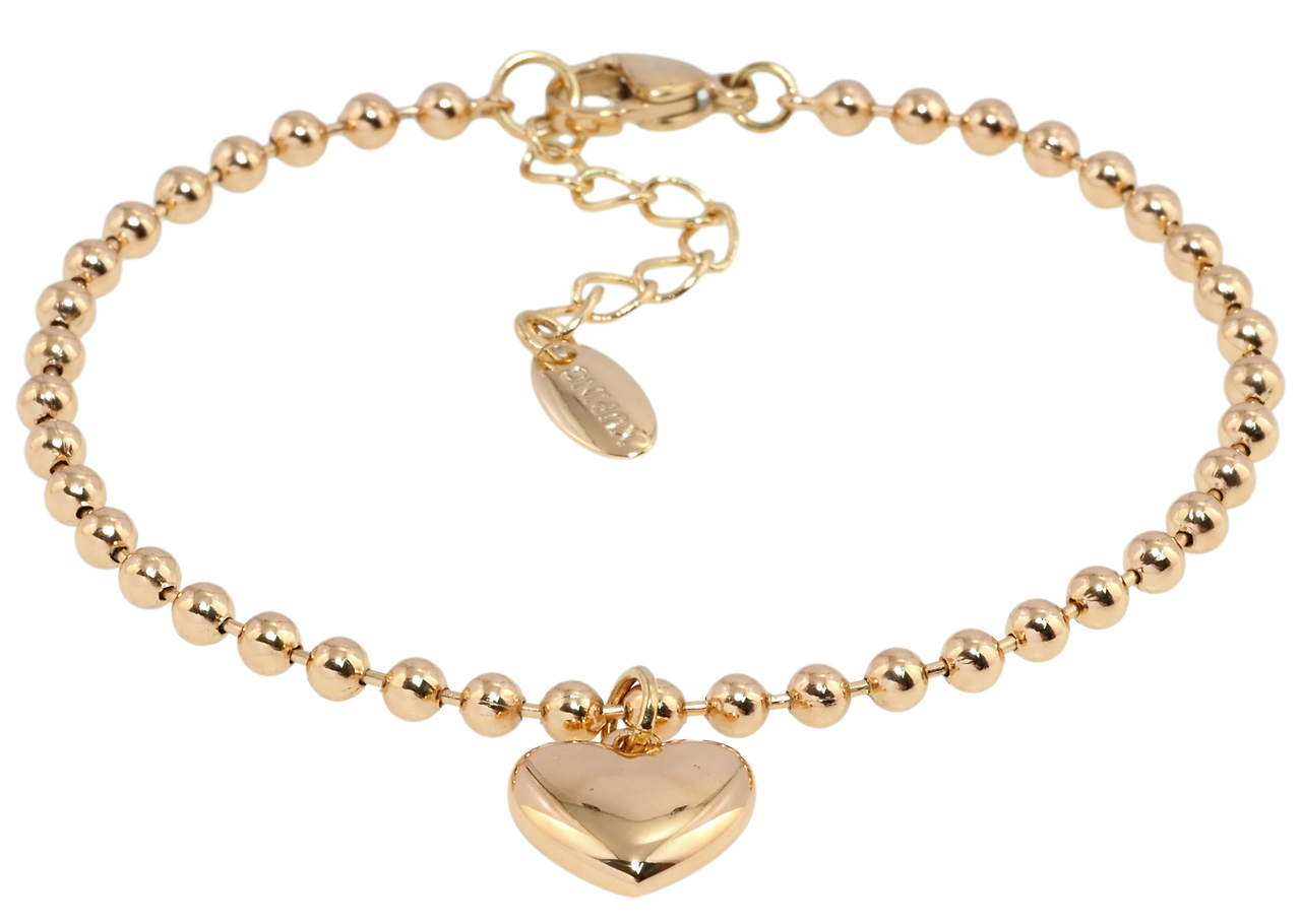 Браслет Xuping Позолота 18K "Цепочка Перлина с подвеской сердце" длина с доп.цепочкой 18.5-22см х 3мм
Браслет Xuping Позолота 18K "Цепочка Перлина с подвеской сердце" длина с доп.цепочкой 18.5-22см х 3мм