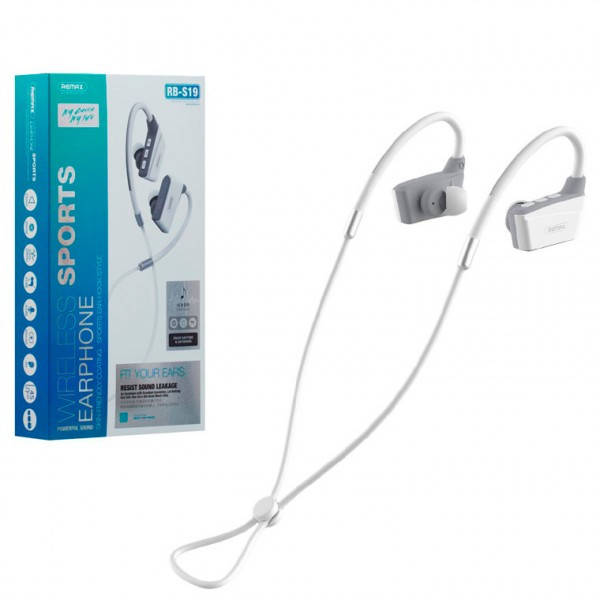 Беспроводные наушники Remax Bluetooth Sports RB-S19, Блютуз гарнитура Ремакс, белые, Белый
Беспроводные наушники Remax Bluetooth Sports RB-S19, Блютуз гарнитура Ремакс, белые, Белый
