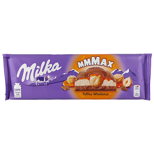 Шоколад Мілка карамель фундук Milka mmMax toffee ganznuss 300g 12шт/ящ (Код : 00-00003804)
Шоколад Мілка карамель фундук Milka mmMax toffee ganznuss 300g 12шт/ящ (Код : 00-00003804)