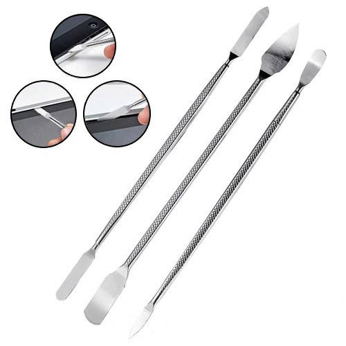 Набор из 3 лопаток шпателей двухсторонних для вскрытия корпусов, медицинские
Набор из 3 лопаток шпателей двухсторонних для вскрытия корпусов, медицинские