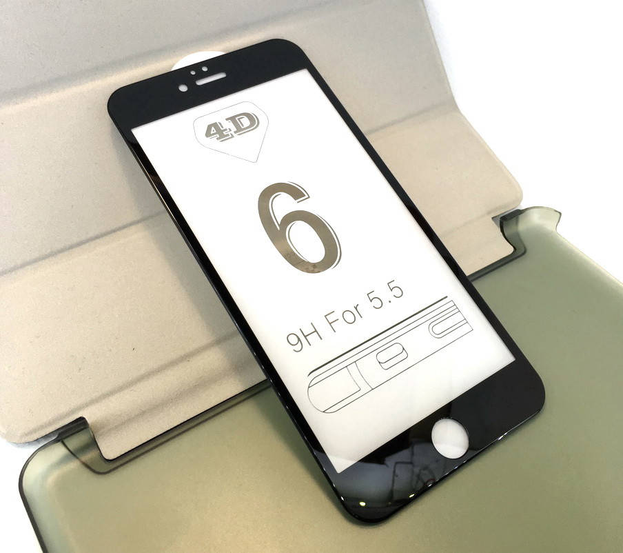 IPhone 6 Plus, 6s Plus защитное стекло на телефон противоударное 5D full glue Black черное, Черный
IPhone 6 Plus, 6s Plus защитное стекло на телефон противоударное 5D full glue Black черное, Черный