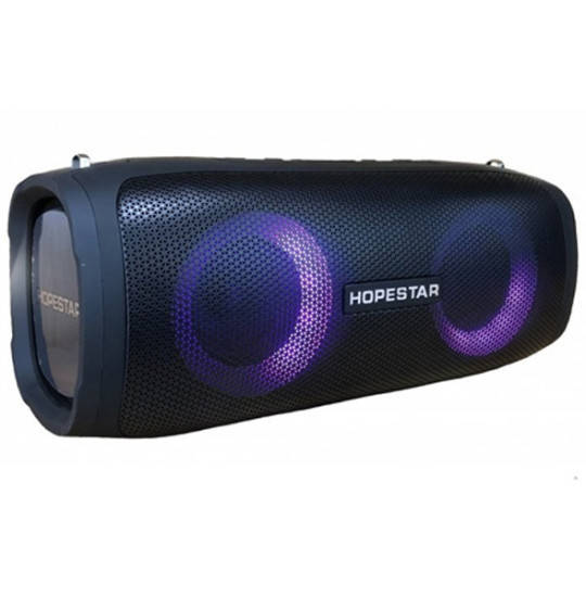 Портативная беспроводная колонка Hopestar A6 Party (Bluetooth, 30Вт, с подсветкой и влагозащитой) - Черный
Портативная беспроводная колонка Hopestar A6 Party (Bluetooth, 30Вт, с подсветкой и влагозащитой) - Черный