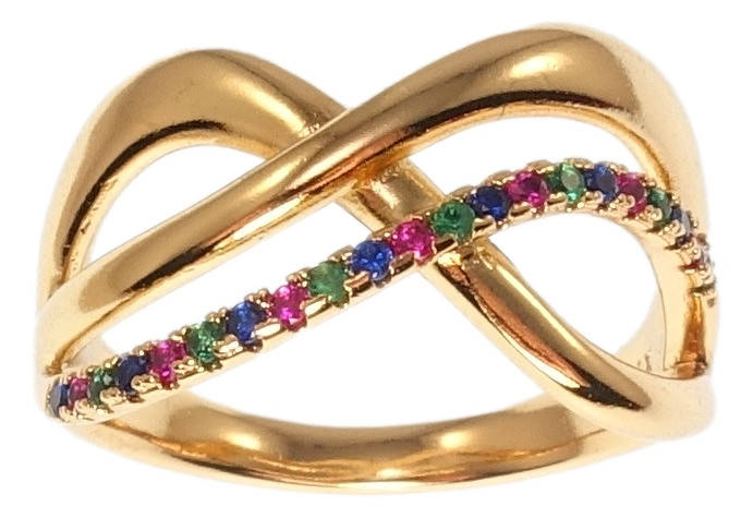 Кольцо Xuping Позолота 18K "Изящное сплетение линий с разноцветным цирконием" р.16.5,17,19
Кольцо Xuping Позолота 18K "Изящное сплетение линий с разноцветным цирконием" р.16.5,17,19