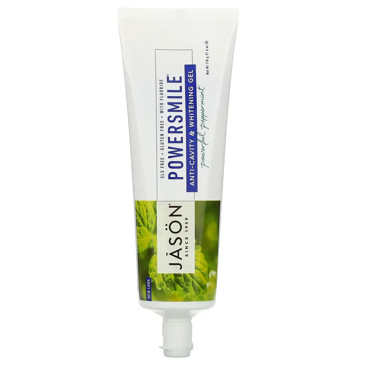 Jason Natural, PowerSmile, гель против кариеса с эффектом отбеливания, перечная мята, 170 г (6 унций),,
Jason Natural, PowerSmile, гель против кариеса с эффектом отбеливания, перечная мята, 170 г (6 унций),,