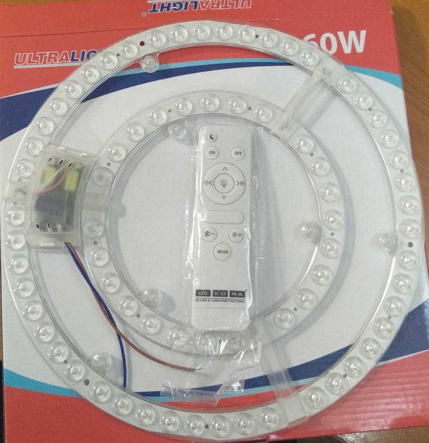 Светодиодный модуль для светильника 60W 3000-6500K d-300мм (ремкомплект) с пультом управления и драйвером круг
Светодиодный модуль для светильника 60W 3000-6500K d-300мм (ремкомплект) с пультом управления и драйвером круг