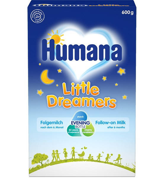 Молочная смесь Humana Сладкие сны 6м+ (с Омега 6 и Омега 3) 600г 
Молочная смесь Humana Сладкие сны 6м+ (с Омега 6 и Омега 3) 600г