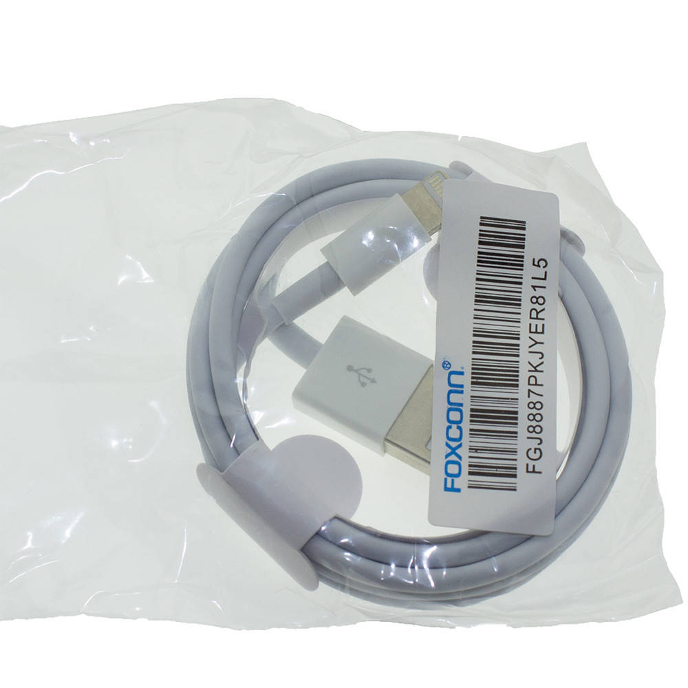 USB кабель для IPhone (Foxconn) Lightning 5/ 5C/ 5S/ SE/ 6/ 6S/ 6plus/ 7/ 7plus/ X/ XR/ XS Max AAA, Белый
USB кабель для IPhone (Foxconn) Lightning 5/ 5C/ 5S/ SE/ 6/ 6S/ 6plus/ 7/ 7plus/ X/ XR/ XS Max AAA, Белый
