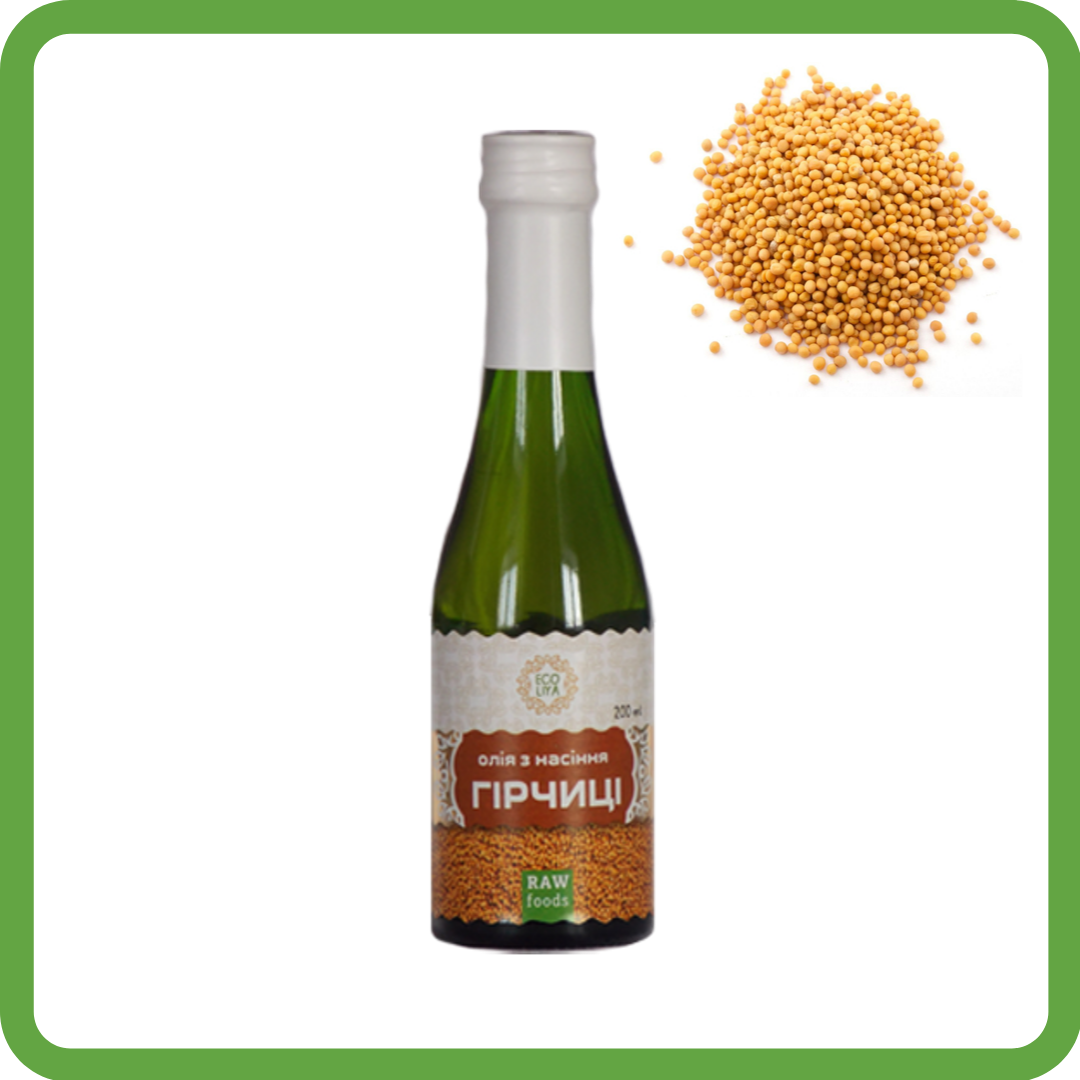 Горчичное масло холодного отжима - свежее, RAW (отжим до 40°C), от производителя (200 мл) 
Горчичное масло холодного отжима - свежее, RAW (отжим до 40°C), от производителя (200 мл)