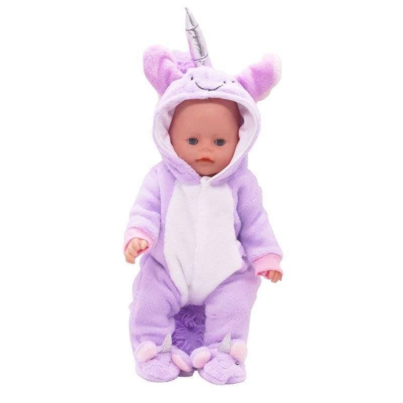 Одежда для куклы Беби Бона / Baby Born 40 - 43 см / кигуруми / комбинезон сиреневый Единорог 8506
Одежда для куклы Беби Бона / Baby Born 40 - 43 см / кигуруми / комбинезон сиреневый Единорог 8506
