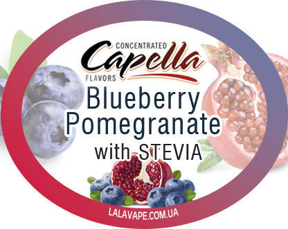 Ароматизатор Capella Blueberry Pomegranate with Stevia (Черничный гранат со Стевией) 100мл
Ароматизатор Capella Blueberry Pomegranate with Stevia (Черничный гранат со Стевией) 100мл