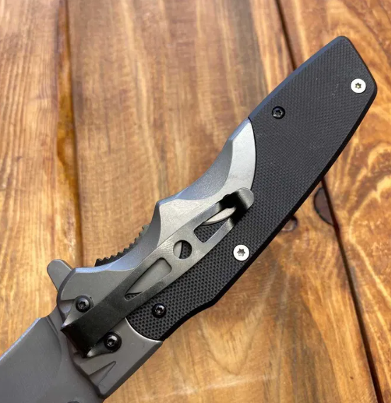 Туристический карманный складной нож BROWNING для охоты и рыбалки. Походный тактический АК180, GN20, Серый
Туристический карманный складной нож BROWNING для охоты и рыбалки. Походный тактический АК180, GN20, Серый