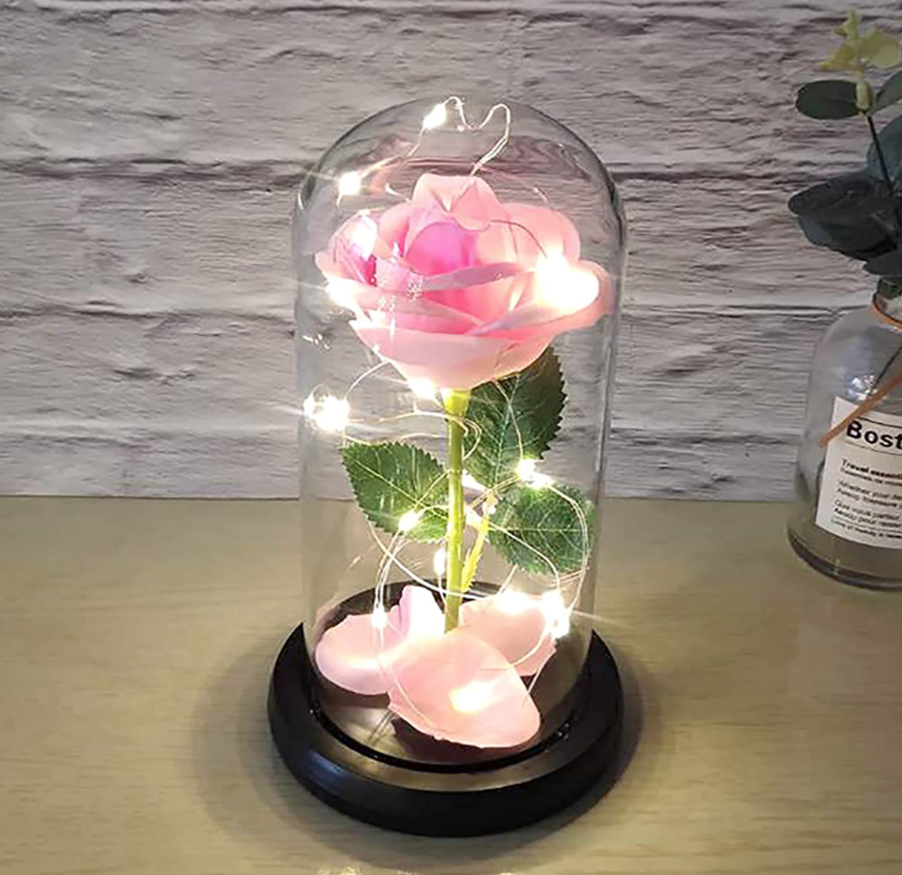 Роза в колбе под стеклянным куполом с LED подсветкой Rose of Love Розовая на День влюбленных и 8 Марта, Розовый
Роза в колбе под стеклянным куполом с LED подсветкой Rose of Love Розовая на День влюбленных и 8 Марта, Розовый