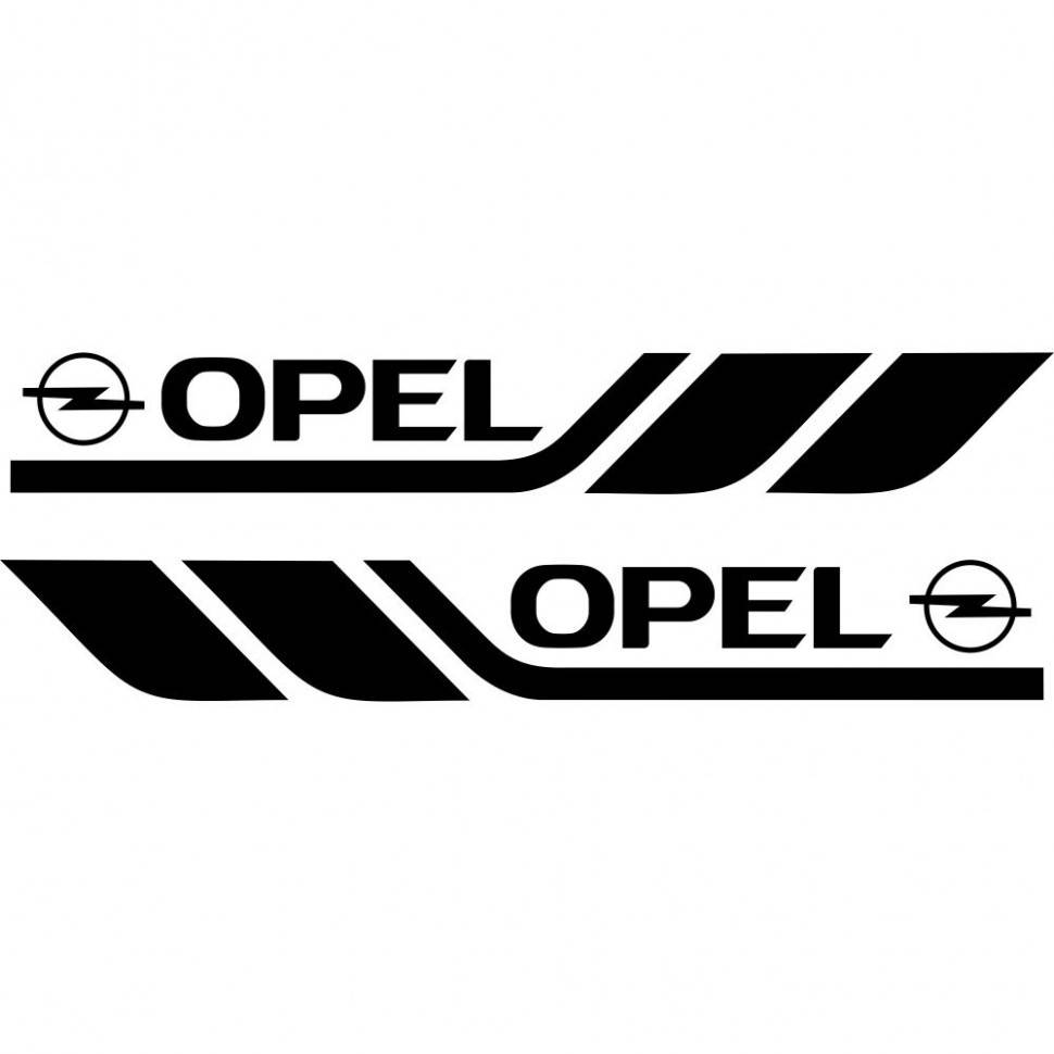 Набор виниловых наклеек на борт автомобиля - Opel (2 шт)
Набор виниловых наклеек на борт автомобиля - Opel (2 шт)