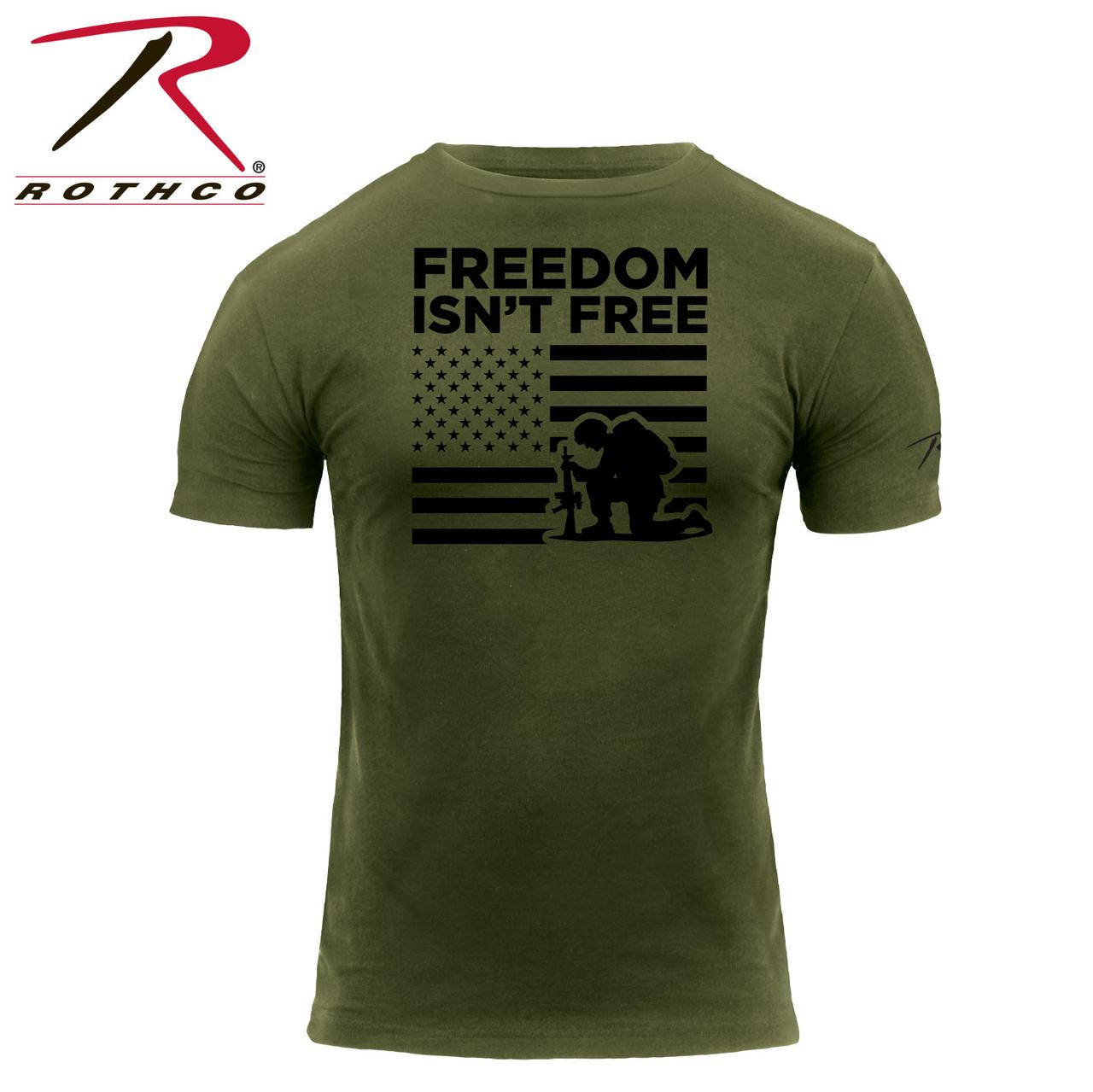 Футболка мужская патриотическая "Freedom Isn't Free" - Свобода не бесплатна олива Rothco США
Футболка мужская патриотическая "Freedom Isn't Free" - Свобода не бесплатна олива Rothco США