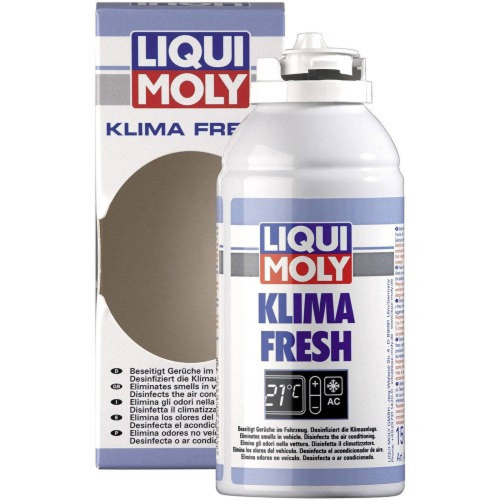 Освежитель кондиционера Liqui Moly Klima-Fresh 150 мл 
Освежитель кондиционера Liqui Moly Klima-Fresh 150 мл