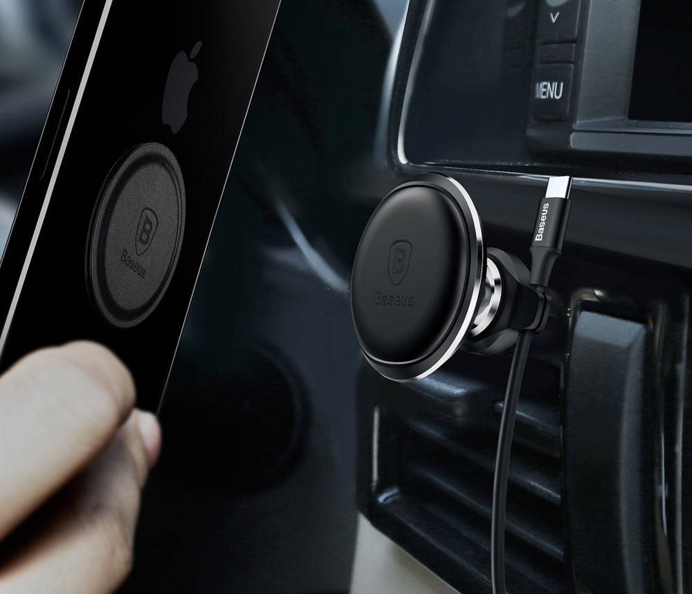 Магнитный автодержатель телефона на магнит воздухопровод Baseus Magnetic Air Vent, Черный
Магнитный автодержатель телефона на магнит воздухопровод Baseus Magnetic Air Vent, Черный
