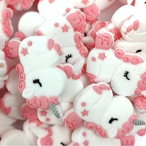 Единорог зефирный (яркие оттенки) бусина силиконовая Розовый кварц
Единорог зефирный (яркие оттенки) бусина силиконовая Розовый кварц