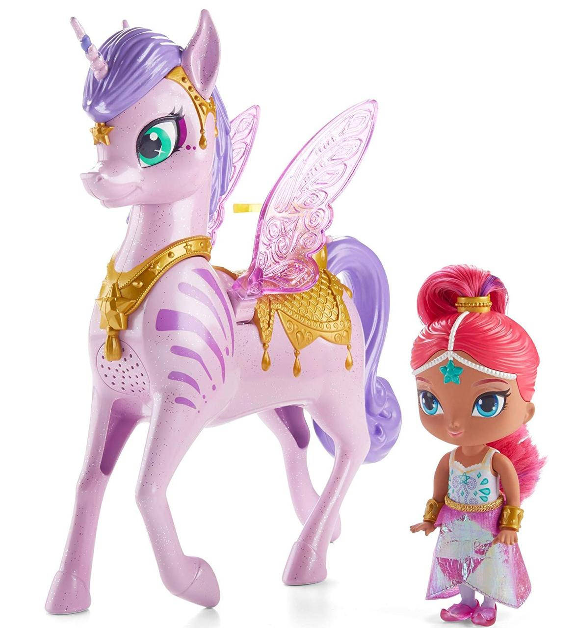 Кукла Шиммер с интерактивным единорогом Shimmer and Shine Magical Flying Zahracorn, Розовый
Кукла Шиммер с интерактивным единорогом Shimmer and Shine Magical Flying Zahracorn, Розовый