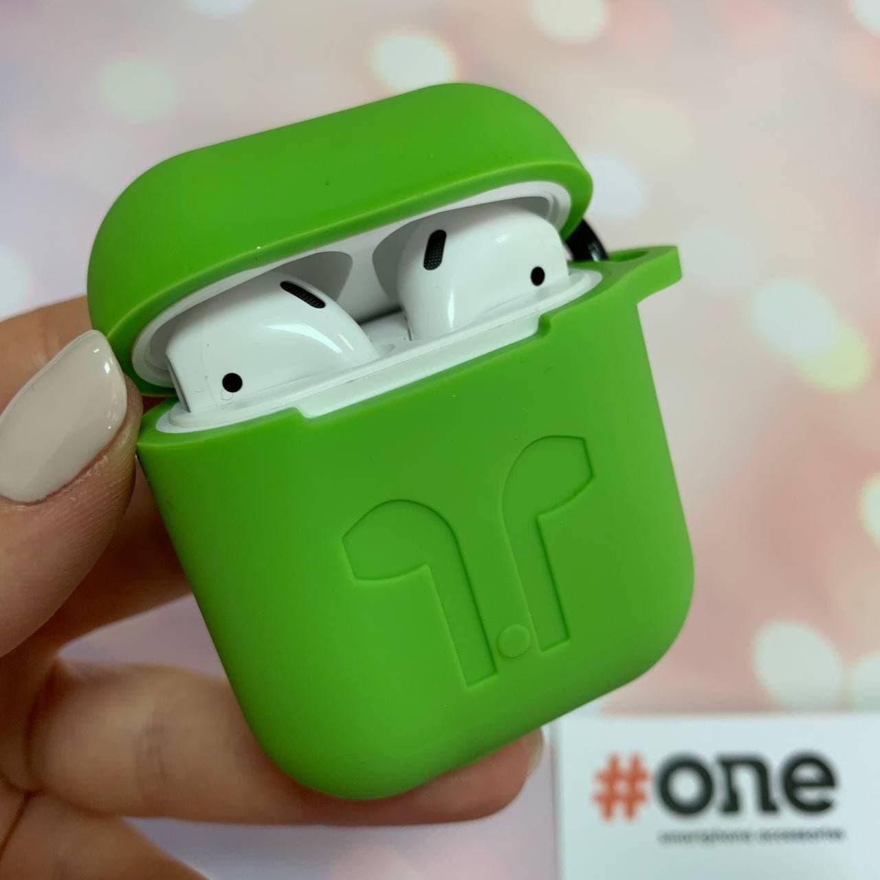 Чехол для AirPods 1 с карабином плотный силиконовый чехол для наушников аирподс 1 салатовый LGA
Чехол для AirPods 1 с карабином плотный силиконовый чехол для наушников аирподс 1 салатовый LGA