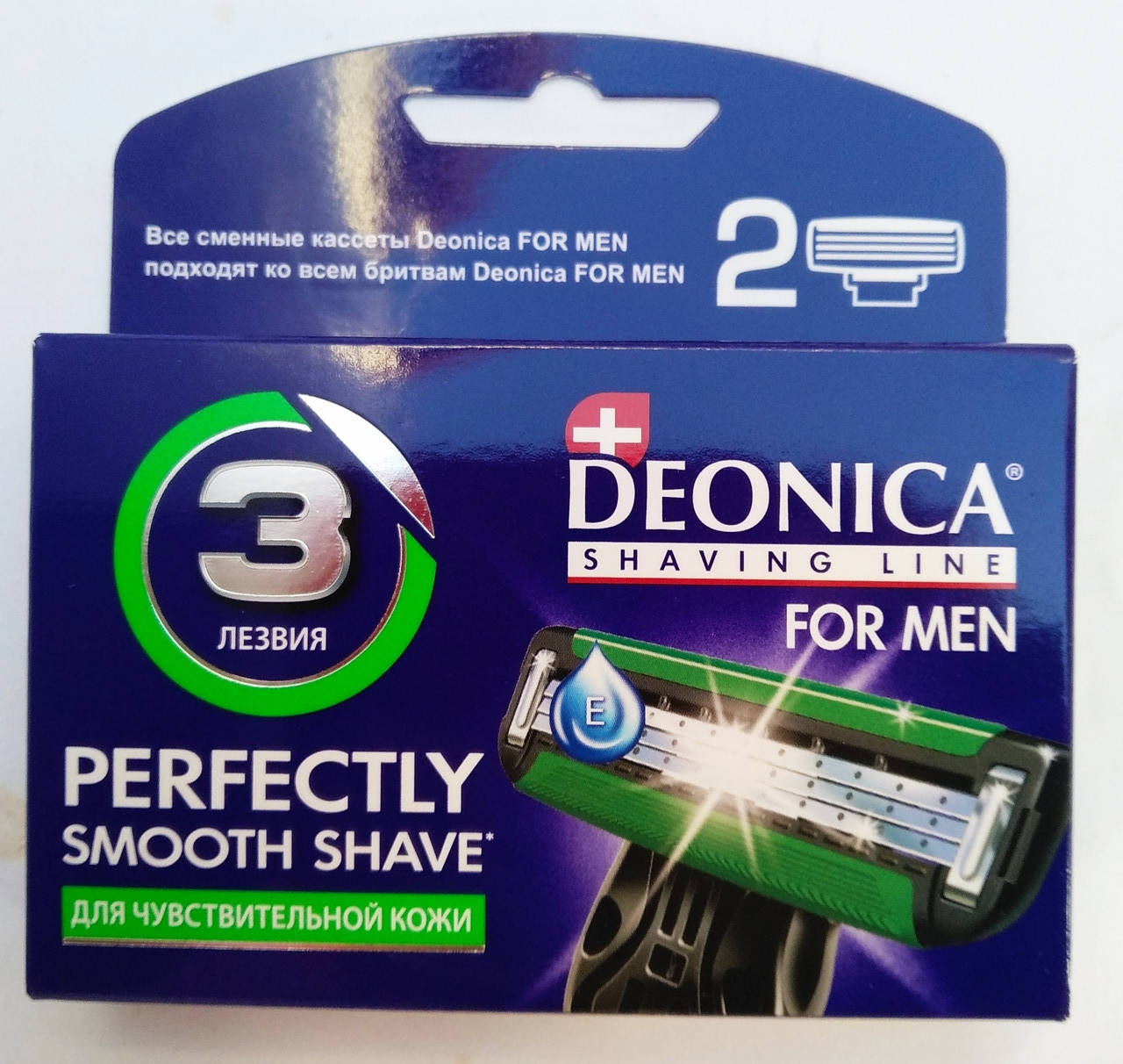 Сменные кассеты для бритья DEONICA FOR MEN 2 штуки 
Сменные кассеты для бритья DEONICA FOR MEN 2 штуки