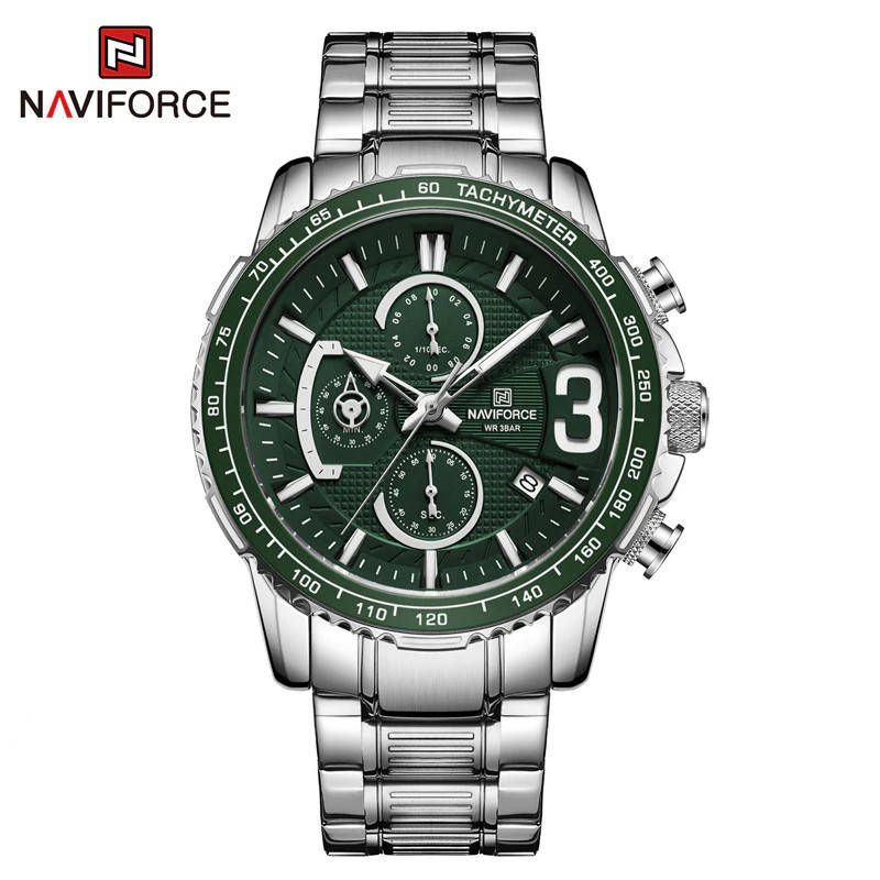 Мужские стильные классические кварцевые часы Naviforce 8017 nf8017m nf8017 8017m зеленый цвет
Мужские стильные классические кварцевые часы Naviforce 8017 nf8017m nf8017 8017m зеленый цвет
