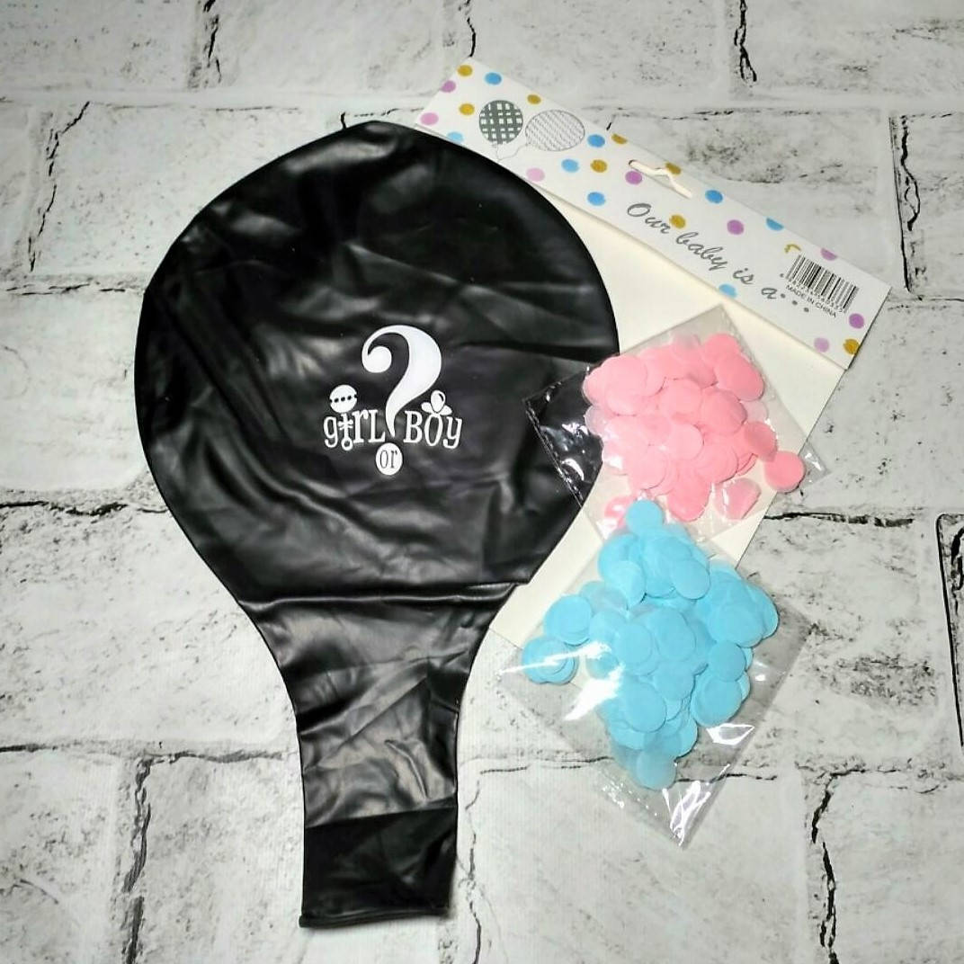 Воздушный шар гигант "Girl or boy", для определения пола ребенка Baby Shower, Черный
Воздушный шар гигант "Girl or boy", для определения пола ребенка Baby Shower, Черный