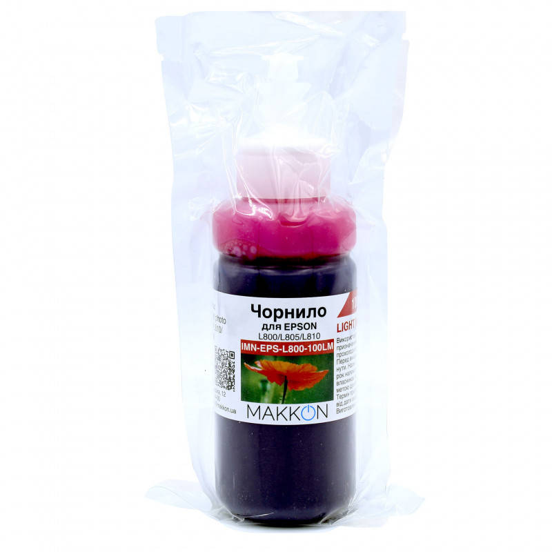 Чернила для Epson L800/L805/L810 (C13T67364A) 100 мл Makkon light magenta (IMN-EPS-L800-100LM)
Чернила для Epson L800/L805/L810 (C13T67364A) 100 мл Makkon light magenta (IMN-EPS-L800-100LM)