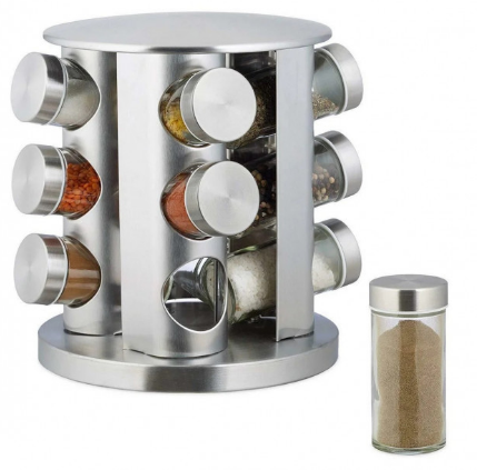 Подставка карусель для специй Original Spice Carousel, 12 емкостей, стекло, нержавеющая сталь
Подставка карусель для специй Original Spice Carousel, 12 емкостей, стекло, нержавеющая сталь