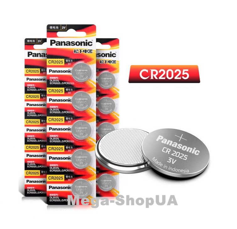 Батарейка литиевая Panasonic / CR2025 / 3V. Батарейка панасоник Lithium для часов 1шт. Батарейка для годинника
Батарейка литиевая Panasonic / CR2025 / 3V. Батарейка панасоник Lithium для часов 1шт. Батарейка для годинника