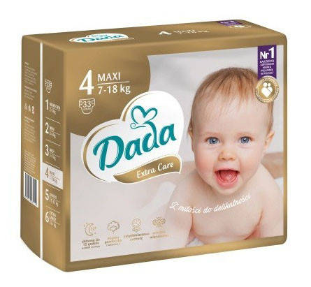 Подгузники Dada Extra Care Размер 4 Maxi, 7-16 кг, 33 шт
Подгузники Dada Extra Care Размер 4 Maxi, 7-16 кг, 33 шт