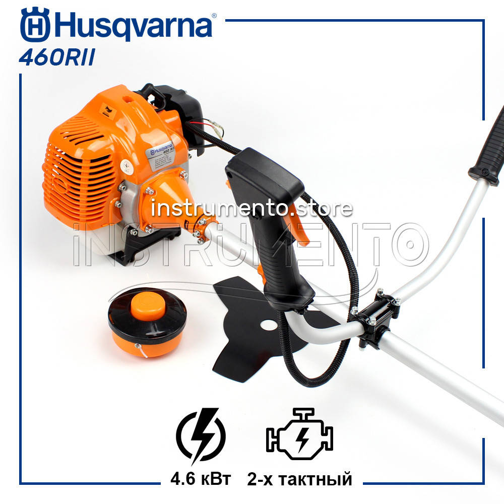 Мотокоса Husqvarna 460 RII (4,6 кВт, 2х тактный) Комплектация "Стандарт". Бензокоса Хускварна, триммер
Мотокоса Husqvarna 460 RII (4,6 кВт, 2х тактный) Комплектация "Стандарт". Бензокоса Хускварна, триммер