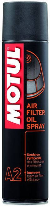 Масло для воздушных фильтров мотоциклов (аэрозоль) MOTUL A2 AIR FILTER OIL SPRAY (400ML) 102986
Масло для воздушных фильтров мотоциклов (аэрозоль) MOTUL A2 AIR FILTER OIL SPRAY (400ML) 102986