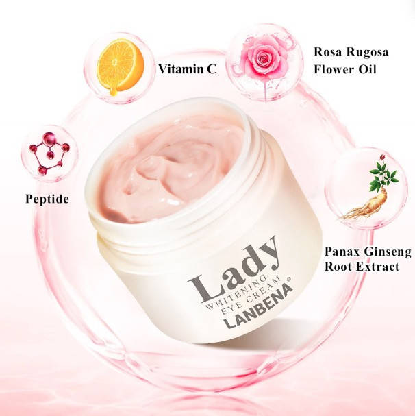 LANBENA Lady Whitening Eye Cream Отбеливающий крем от темных кругов и отеков для кожи вокруг глаз
LANBENA Lady Whitening Eye Cream Отбеливающий крем от темных кругов и отеков для кожи вокруг глаз
