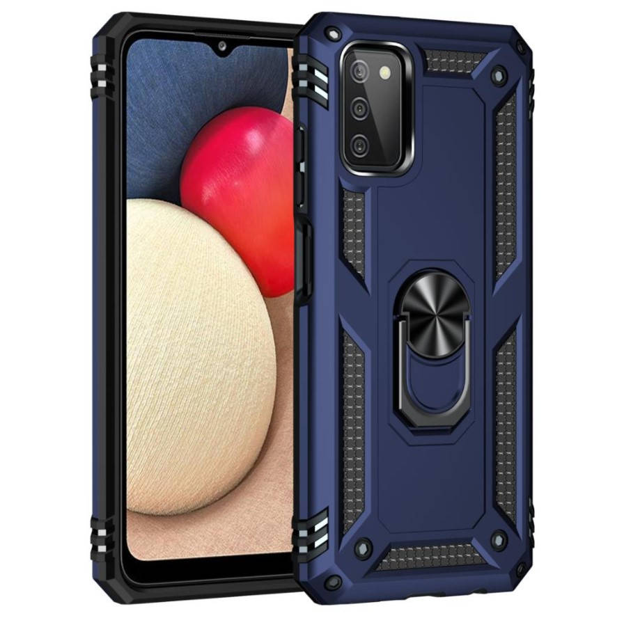 Противоударный чехол Combo Ring для Samsung Galaxy A03s 2021 A037 (Разные цвета) Темно-синий
Противоударный чехол Combo Ring для Samsung Galaxy A03s 2021 A037 (Разные цвета) Темно-синий