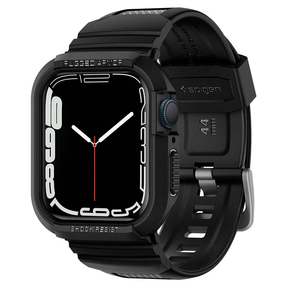 Чехол с ремешком Spigen Rugged Armor Pro для Apple Watch 4/5/6/SE/7 44/45mm Black (062CS25324)
Чехол с ремешком Spigen Rugged Armor Pro для Apple Watch 4/5/6/SE/7 44/45mm Black (062CS25324)