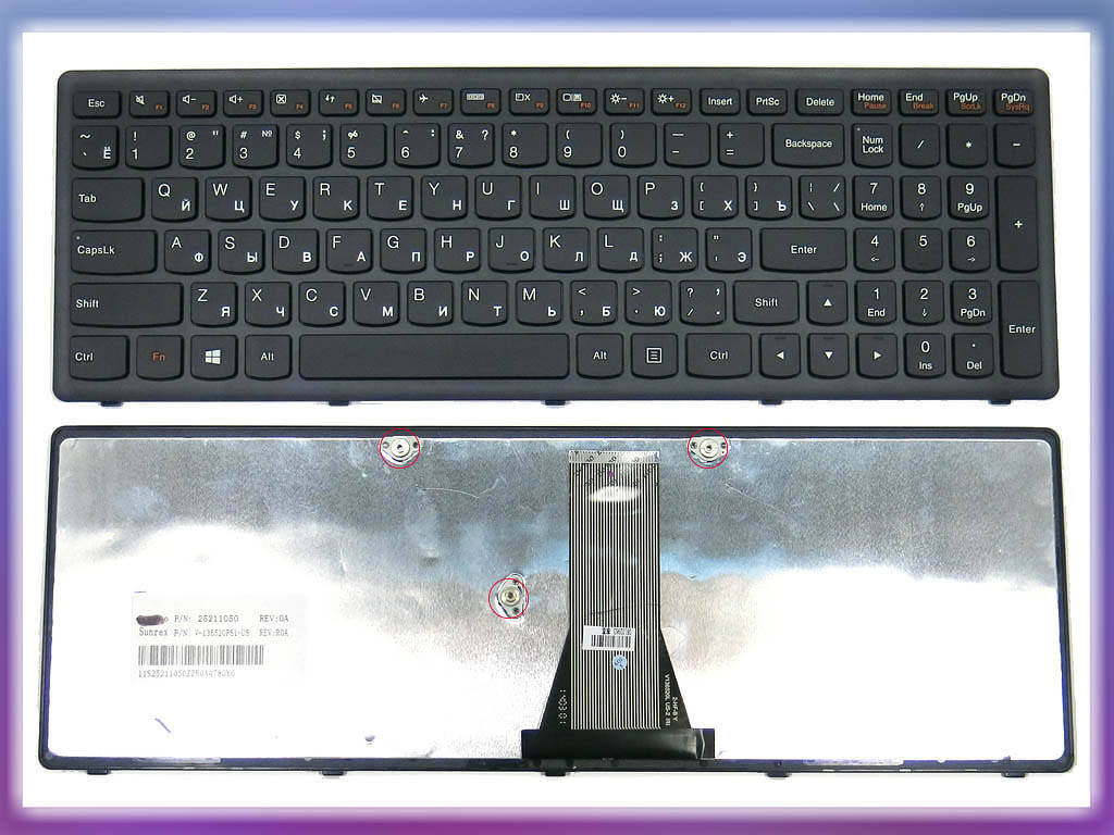 Клавиатура для LENOVO IdeaPad G500s, G505s, S500, S510p, Z510,Flex 15, 15D ( RU Black с рамкой ). Оригинал., Черный
Клавиатура для LENOVO IdeaPad G500s, G505s, S500, S510p, Z510,Flex 15, 15D ( RU Black с рамкой ). Оригинал., Черный