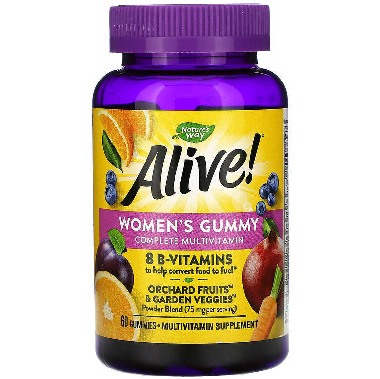 Мультивитамины для женщин Nature's Way, Alive! "Women's Gummy Complete Vitamins" фруктовый вкус (60 конфет)
Мультивитамины для женщин Nature's Way, Alive! "Women's Gummy Complete Vitamins" фруктовый вкус (60 конфет)