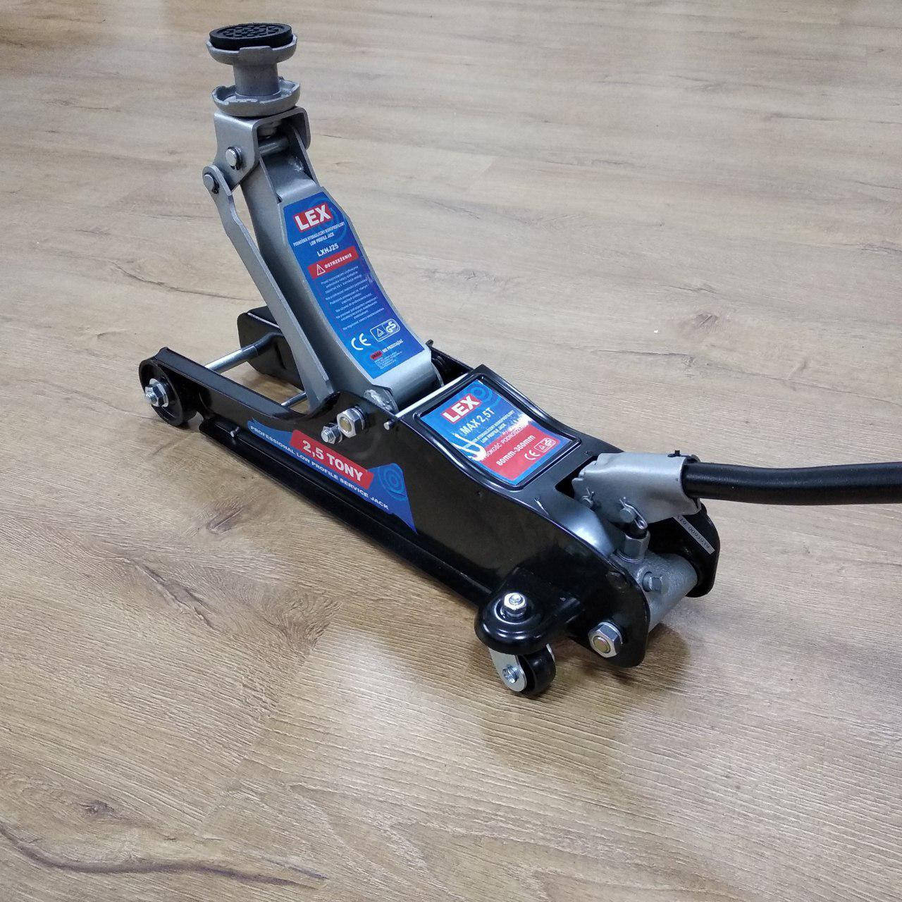 Домкрат LEX LXHJ25 : 2.5 т | гидравлический | подкатной 
Домкрат LEX LXHJ25 : 2.5 т | гидравлический | подкатной