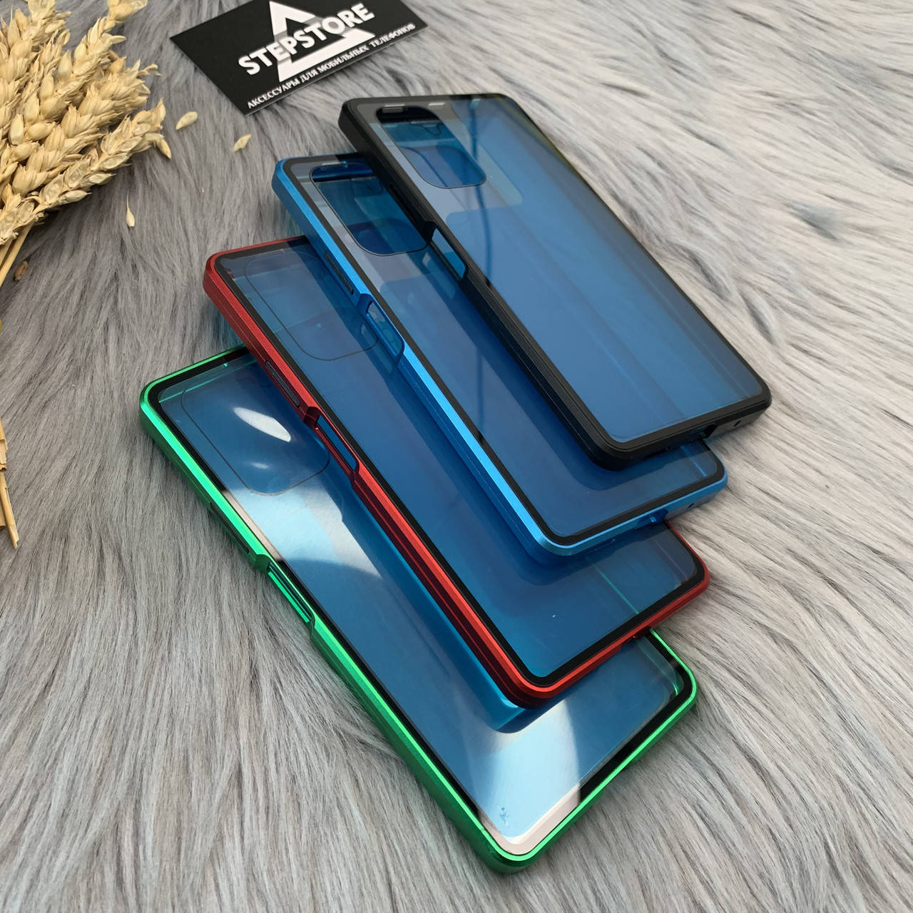Чехол магнитный 360 для Xiaomi Redmi Note 10 pro металической прозрачный стеклянный стекло защитное спереди
Чехол магнитный 360 для Xiaomi Redmi Note 10 pro металической прозрачный стеклянный стекло защитное спереди
