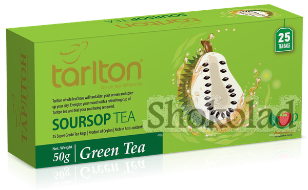 ЧАЙ ЗЕЛЕНЫЙ ТАРЛТОН СО ВКУСОМ САУСЕПА 
ЧАЙ ЗЕЛЕНЫЙ ТАРЛТОН СО ВКУСОМ САУСЕПА