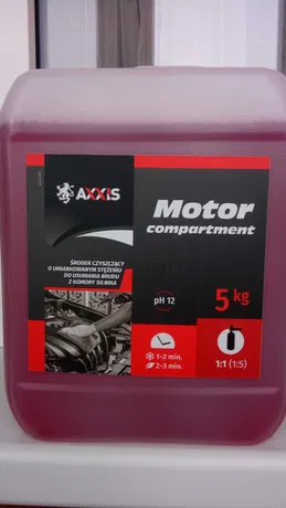 Активная пена для бесконтактной мойки двигателя AXXIS MOTOR compartment 5 кг. Шампунь для мотора.
Активная пена для бесконтактной мойки двигателя AXXIS MOTOR compartment 5 кг. Шампунь для мотора.