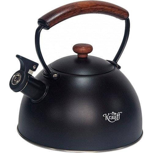 Чайник со свистком Krauff 26-284-003 2.5 л, Черный 
Чайник со свистком Krauff 26-284-003 2.5 л, Черный