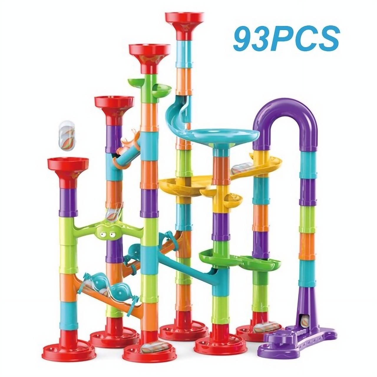 Конструктор-лабиринт для детей Marble Run 93 детали + шарик / Детский динамический конструктор, Разные цвета
Конструктор-лабиринт для детей Marble Run 93 детали + шарик / Детский динамический конструктор, Разные цвета