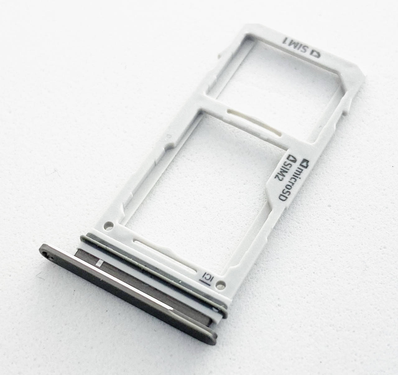 Лоток для сим карты и карты памяти для Samsung G970 Galaxy S10e/G973 Galaxy S10/G975 Galaxy S10 Plus, черный,
Лоток для сим карты и карты памяти для Samsung G970 Galaxy S10e/G973 Galaxy S10/G975 Galaxy S10 Plus, черный,