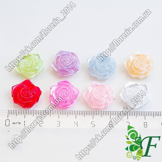 Объемная Серединка Роза перламутровая за 2 шт. Kit_Сб-50, Разные цвета 
Объемная Серединка Роза перламутровая за 2 шт. Kit_Сб-50, Разные цвета